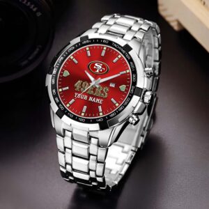 San Francisco 49ers Alloy Men Quartz Watch Custom Your Name