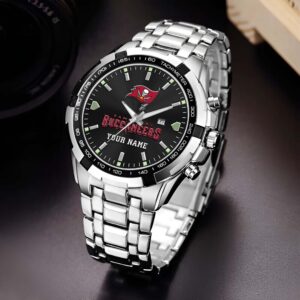 Tampa Bay Buccaneers Alloy Men Quartz Watch Custom Your Name