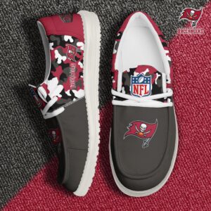 Tampa Bay Buccaneers Football H-D Canvas Loafer Shoes Custom Your Name, Sport Shoes For Fan, Fan Gifts EHIVM-04031614N