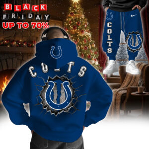 Indianapolis Colts 3D Breakthrough Hoodie+Joggers Set