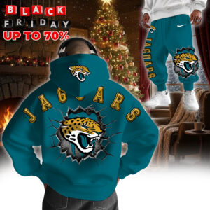 Jacksonville Jaguars 3D Breakthrough Hoodie+Joggers Set