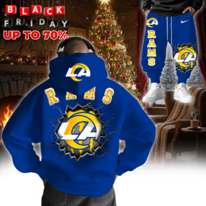 Los Angeles Rams 3D Breakthrough Hoodie+Joggers Set