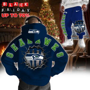 Seattle Seahawks 3D Breakthrough Hoodie+Joggers Set