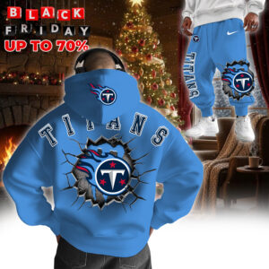 Tennessee Titans 3D Breakthrough Hoodie+Joggers Set