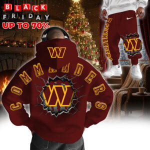 Washington Commanders 3D Breakthrough Hoodie+Joggers Set