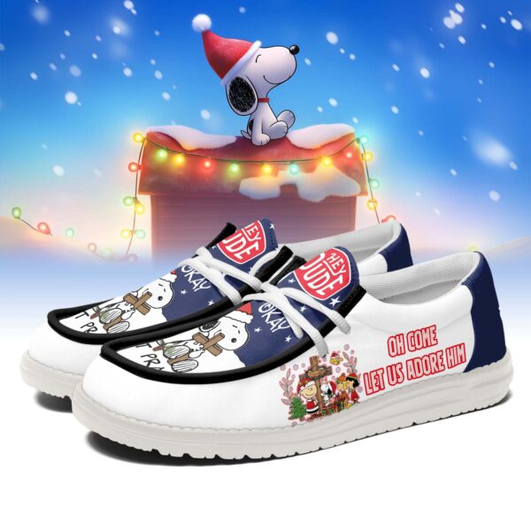 Snoopy Christmas Slip-On Sneakers