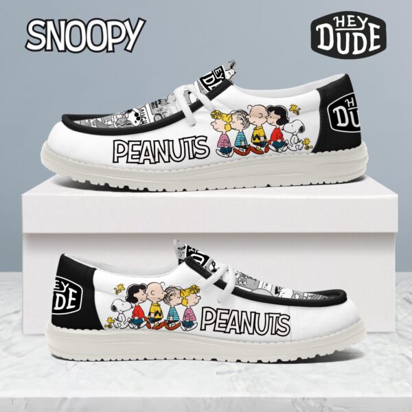 Snoopy Custom Name Slip-On Sneakers