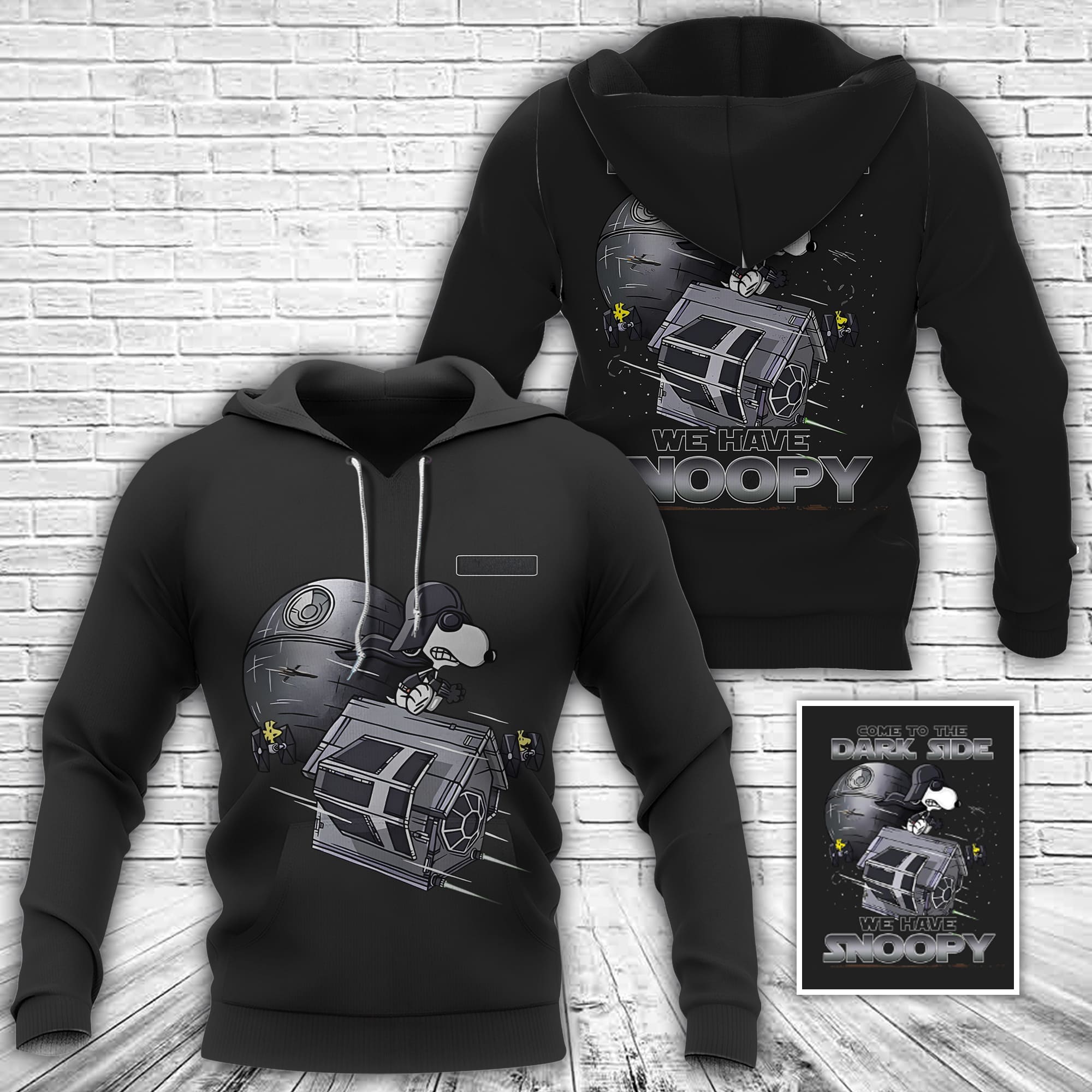 Personalized Come To The Dark Side We Have Snoopy 3D Apparel - Image 2