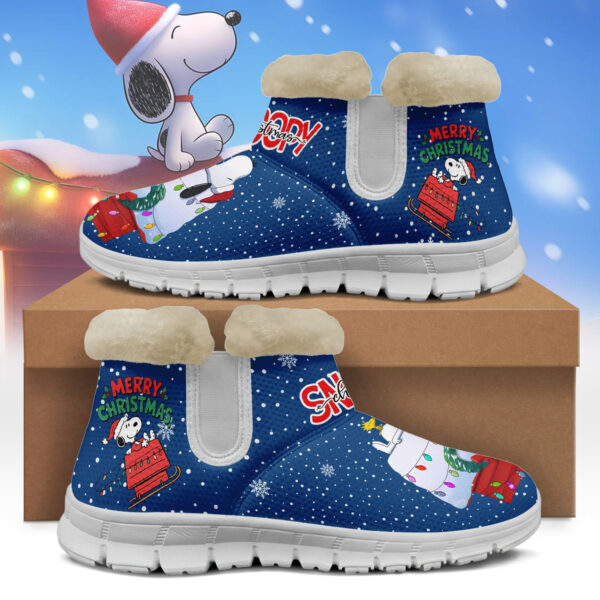 Snoopy Christmas Snow Boots