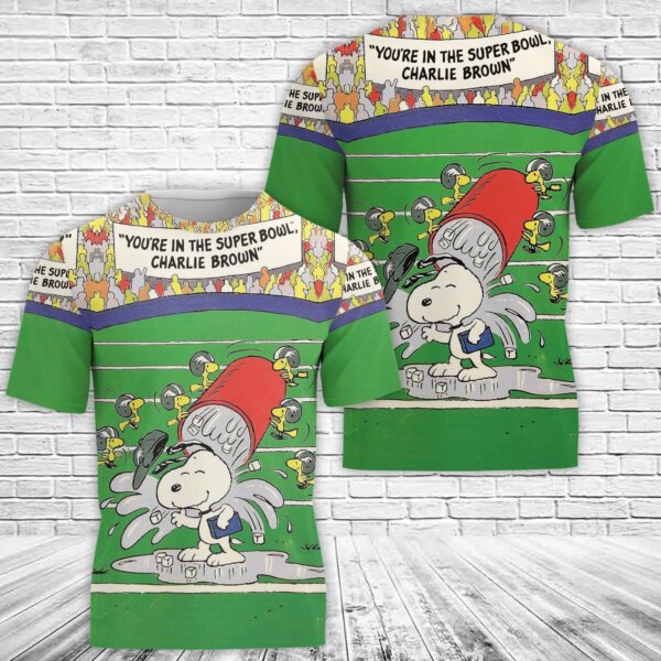 You’re in the Big Game, Charlie Brown 3D Apparel