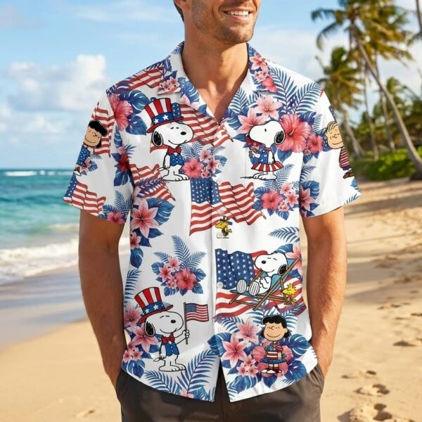 Snoopy 250 Years Of America Hawaiian Shirt