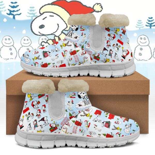 Snoopy Christmas Snow Boots