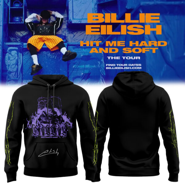Billie Eilish Hit Me Hard and Soft: The Tour Hoodie VII
