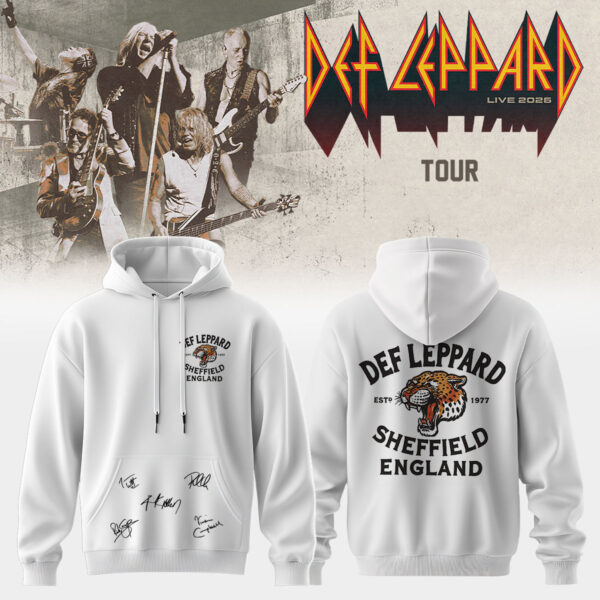 Def Leppard Live 2026 Limited Edition Signature Apparel Set (Design 2)