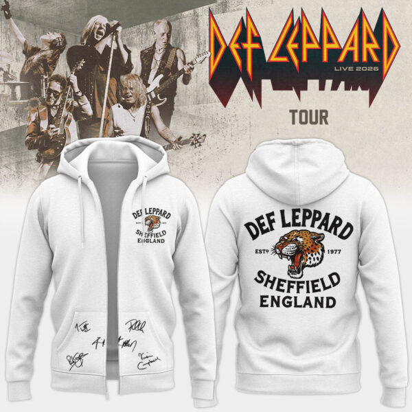 Def Leppard Live 2026 Limited Edition Signature Apparel Set (Design 10)