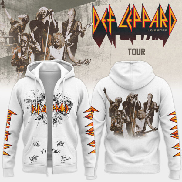 Def Leppard Live 2026 Limited Edition Signature Apparel Set (Design 11)