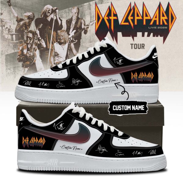Def Leppard Live 2026 Limited Edition Signature Sneakers (Design 2)