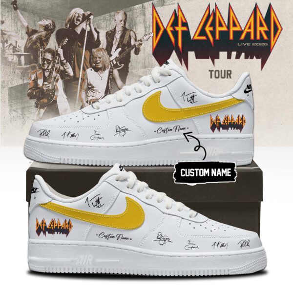 Def Leppard Live 2026 Limited Edition Signature Sneakers (Design 10)