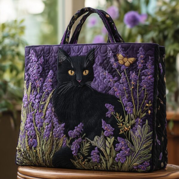 Cat Quilted Tote Bag II