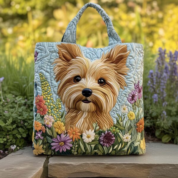 Spring Companions Quilted Tote Bag