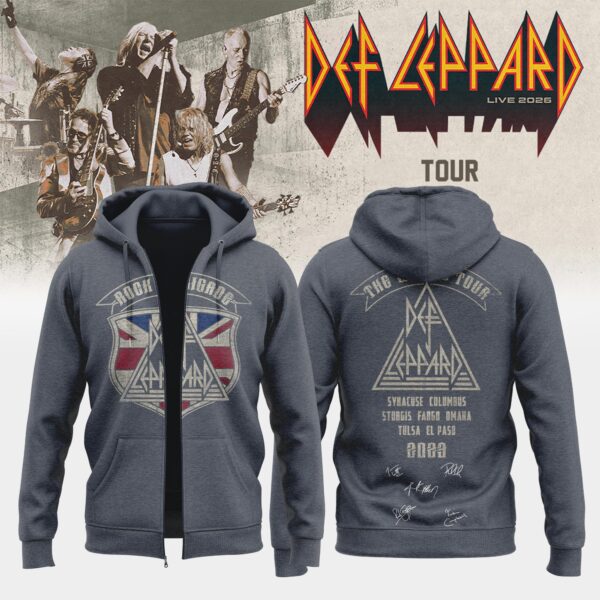 Def Leppard Live 2026 Limited Edition Signature Apparel Set (Design 12)