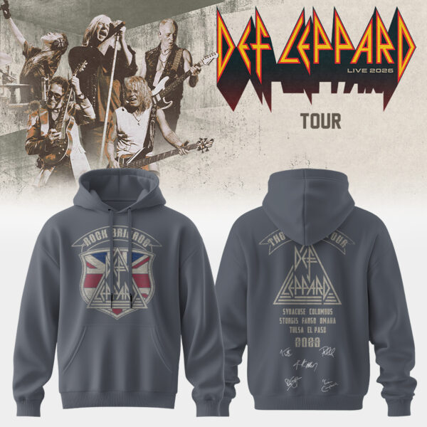 Def Leppard Live 2026 Limited Edition Signature Apparel Set (Design 4)