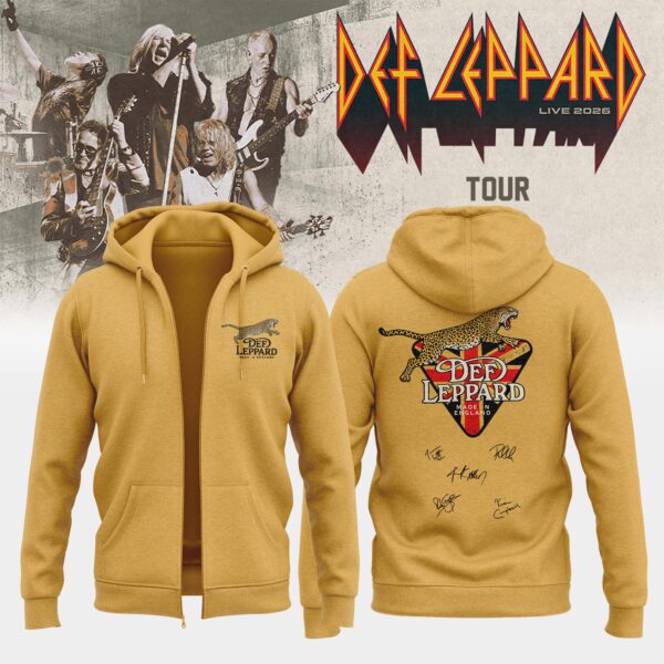 Def Leppard Live 2026 Limited Edition Signature Apparel Set (Design 13)