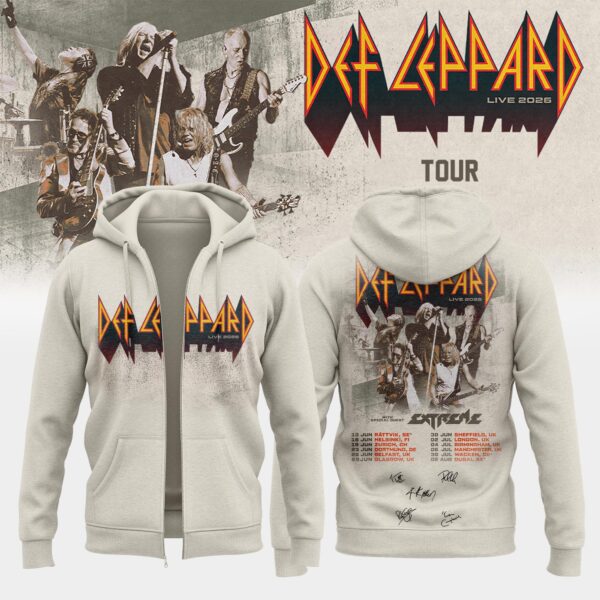 Def Leppard Live 2026 Limited Edition Signature Apparel Set (Design 14)