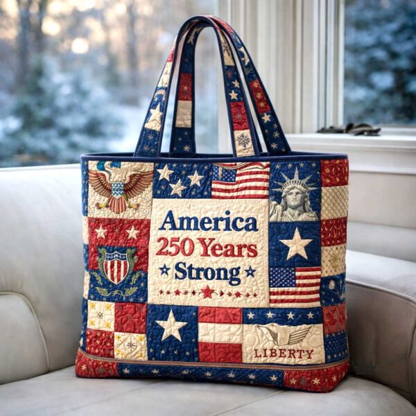 Heritage Patch Quilted Tote Bag