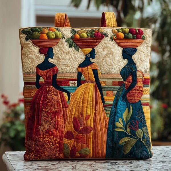 Golden Queens Quilted Tote Bag II