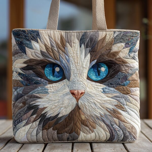 Ragdoll Sweetheart Quilted Tote Bag