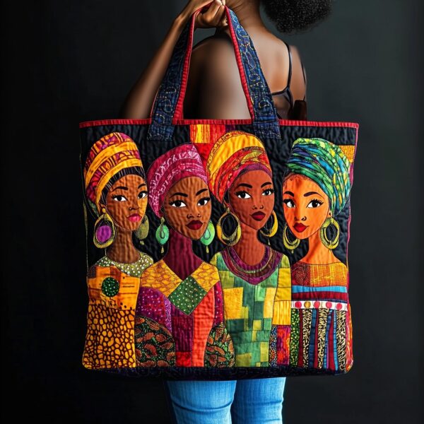 Soulbound Roots Quilted Tote Bag