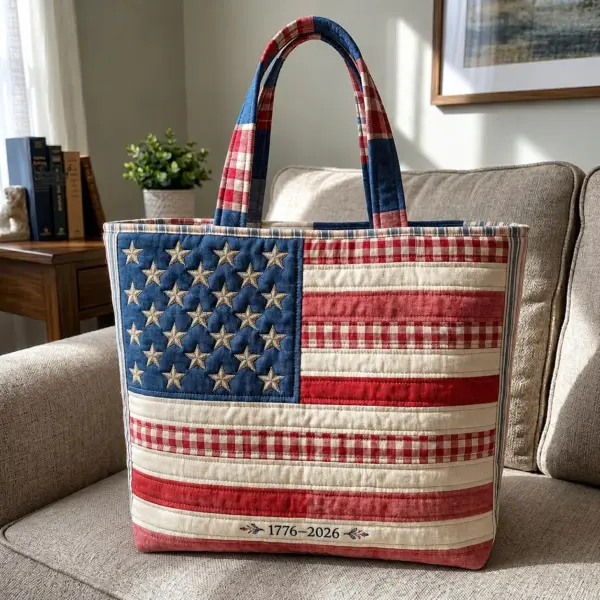 Legacy Stars Quilted Tote Bag