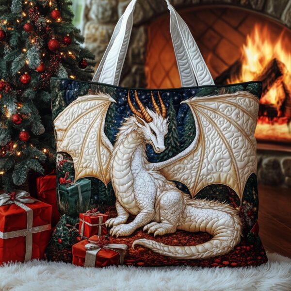 Festive Dragon Quilted Tote Bag II