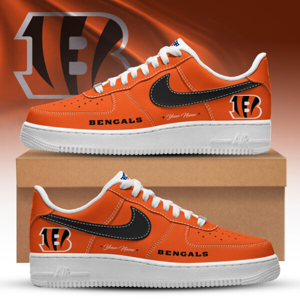 Cincinnati Bengals Heritage Low-Top Sneakers