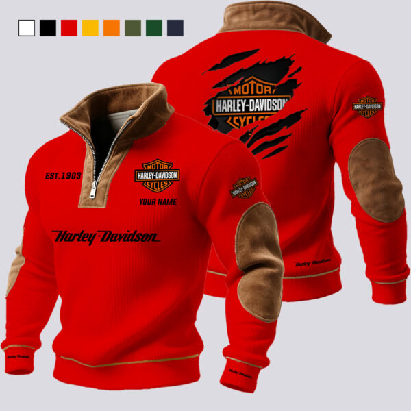 Harley Davidson Quarter-Zip Pullover