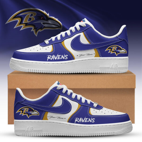Baltimore Ravens Heritage Low-Top Sneakers II