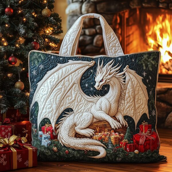 Festive Dragon Quilted Tote Bag