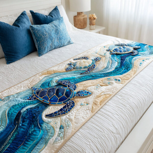 Gentle Glide Quilted Bed Runner
