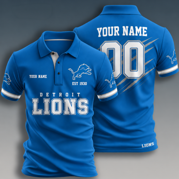 Detroit Lions Polo Shirt II
