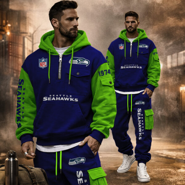 Seattle Seahawks Hoodie and Pants Set