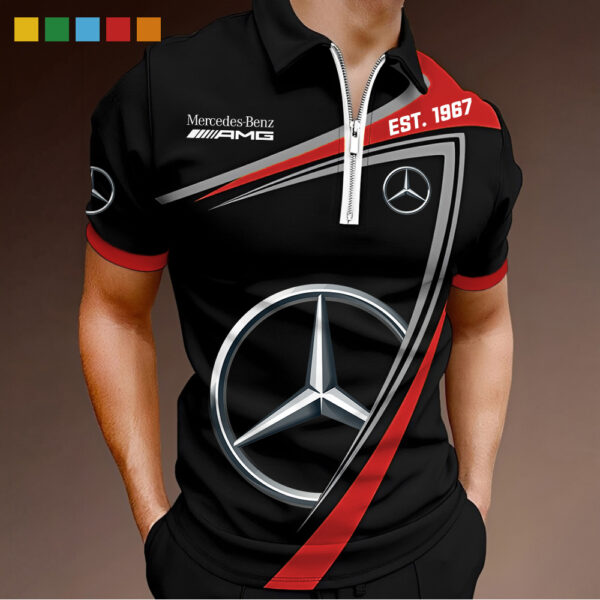 Mercedes AMG Zipper Polo