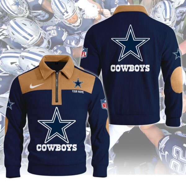 Dallas Cowboys Quarter-Zip Fleece Pullover