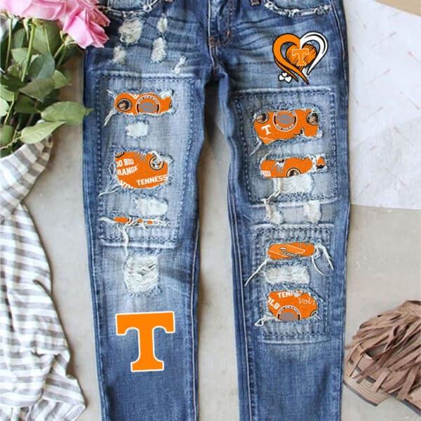 Tennessee Volunteers Women's Distressed Jeans