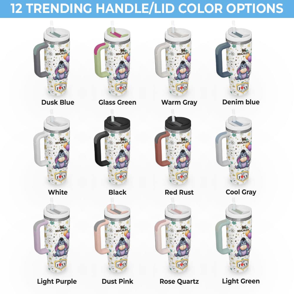 Personalized Winnie-the-Pooh x Eeyore 100th Anniversary 40oz Tumbler - Image 3