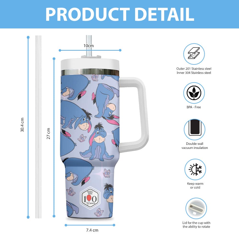 Winnie-the-Pooh x Eeyore 100th Anniversary 40oz Tumbler - Image 4