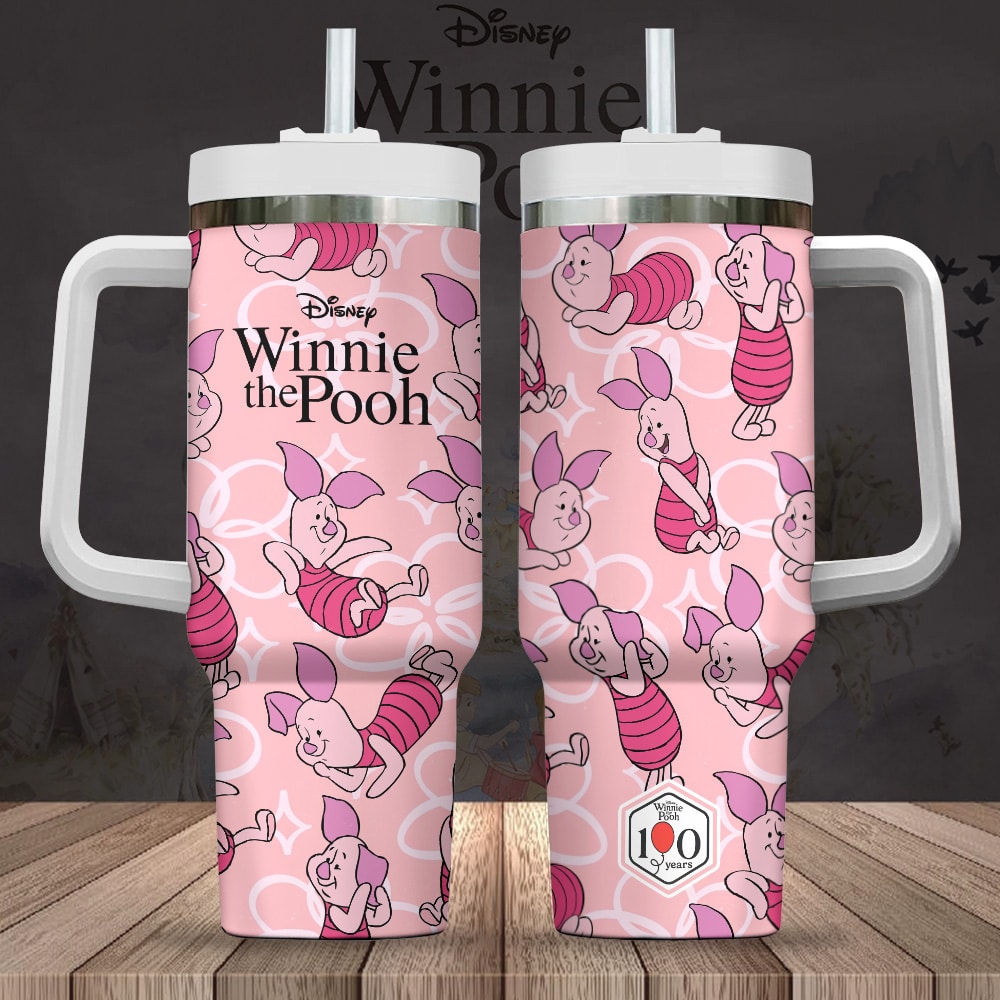Winnie-the-Pooh x Piglet 100th Anniversary 40oz Tumbler