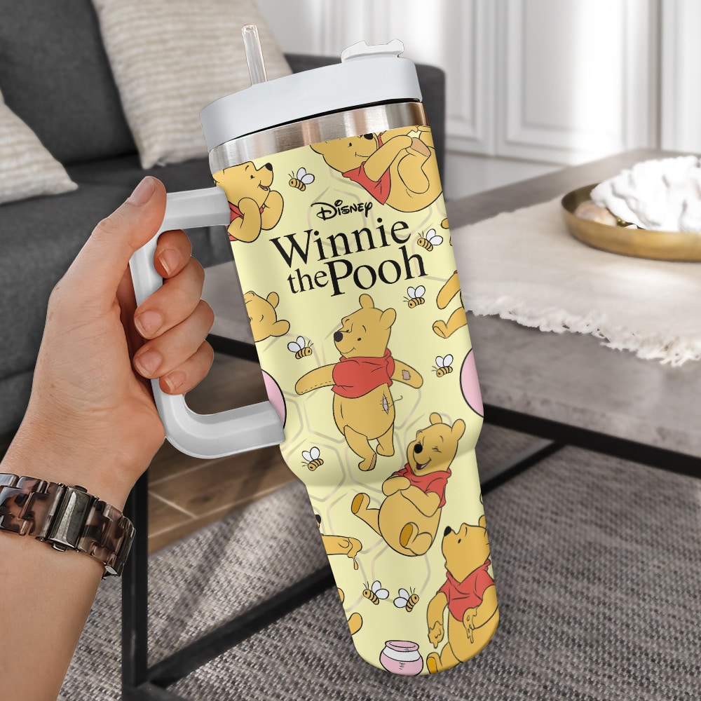 Winnie-the-Pooh x Pooh 100th Anniversary 40oz Tumbler - Image 2