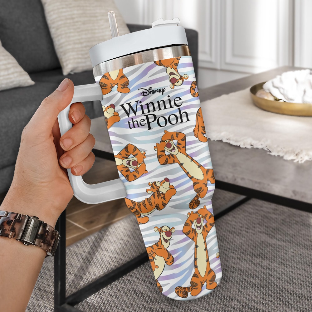Winnie-the-Pooh x Tigger 100th Anniversary 40oz Tumbler - Image 2