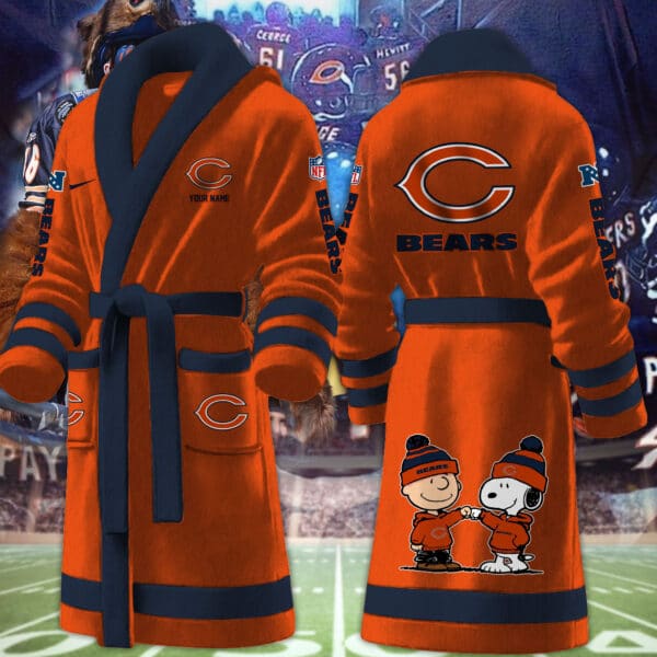 Chicago Bears Fleece Bathrobe